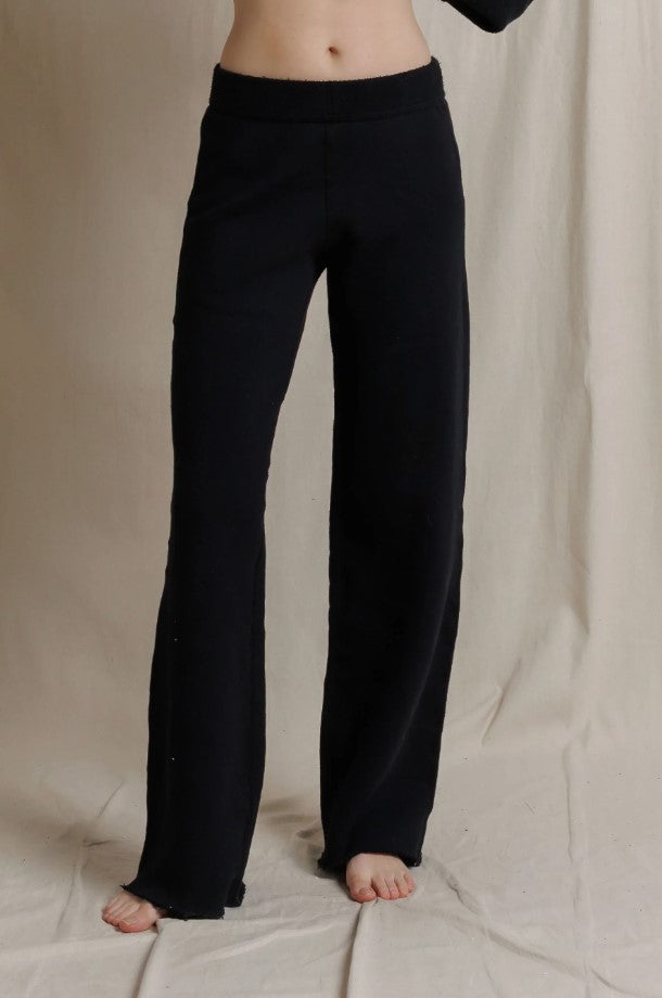 Marley Inside Out Fleece Pant - True Black