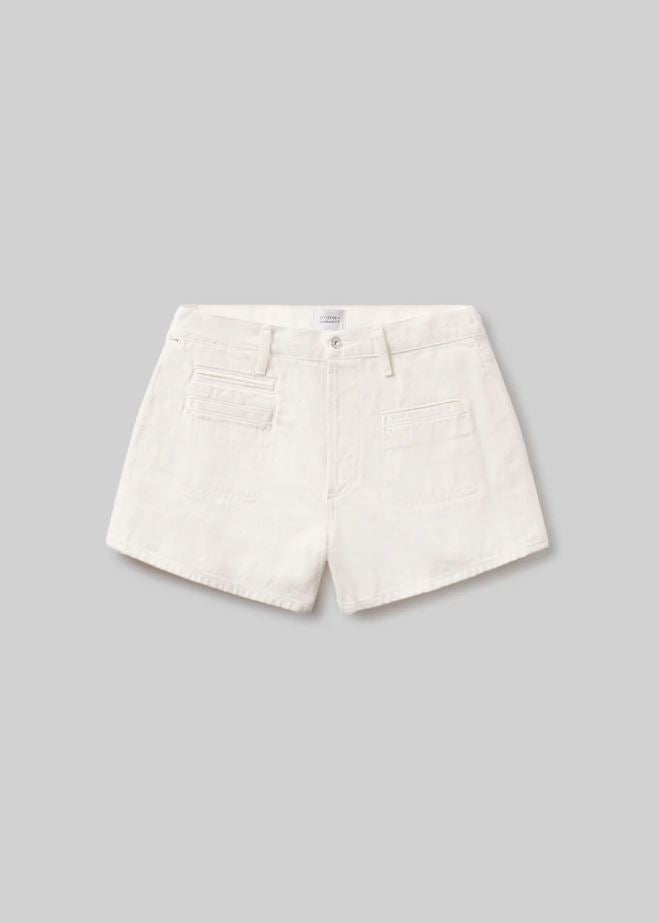 Marlow Welt Pocket Short - Pashmina