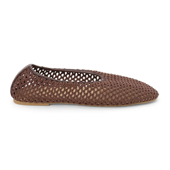 Marta Woven Flat - Chocolate - Jaffi's