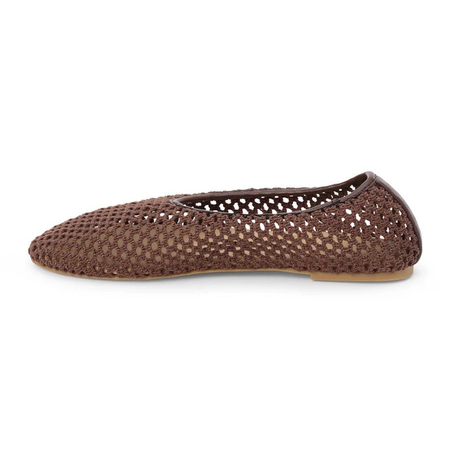 Marta Woven Flat - Chocolate - Jaffi's