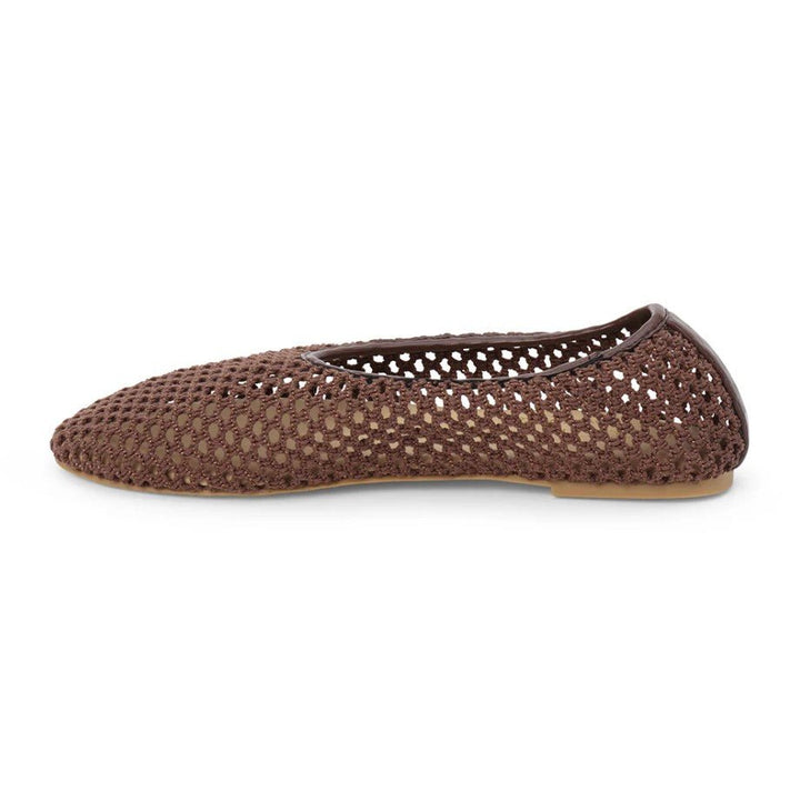 Marta Woven Flat - Chocolate - Jaffi's