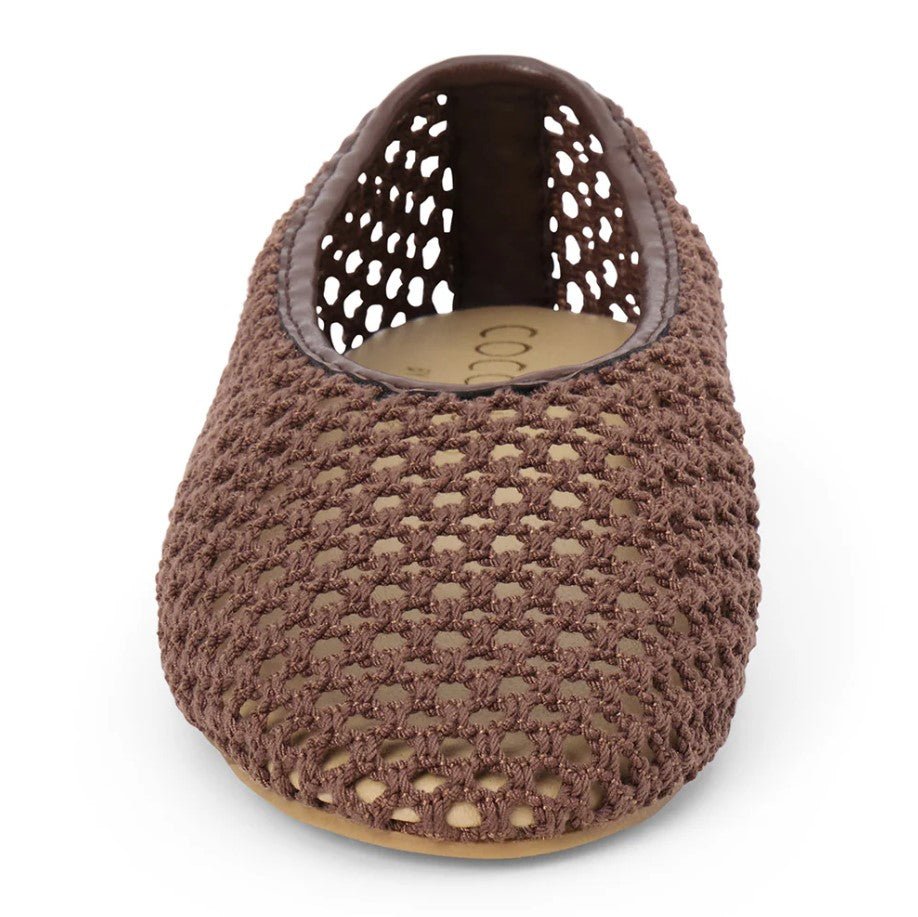 Marta Woven Flat - Chocolate - Jaffi's