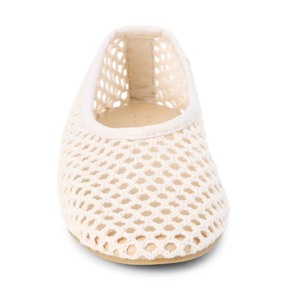 Marta Woven Flat - Ivory - Jaffi's