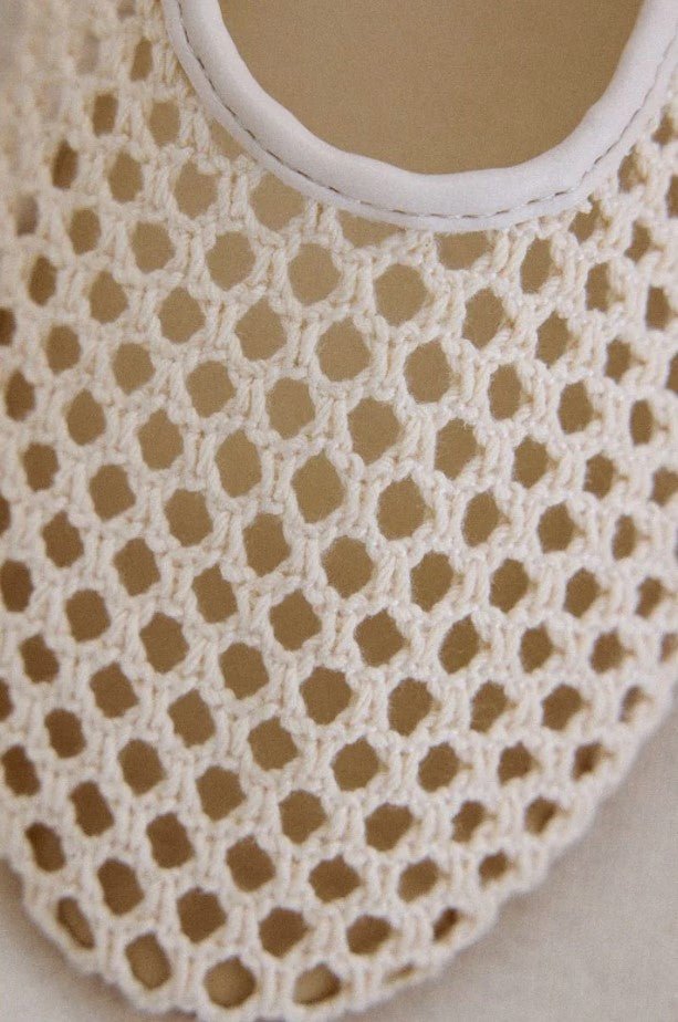 Marta Woven Flat - Ivory - Jaffi's