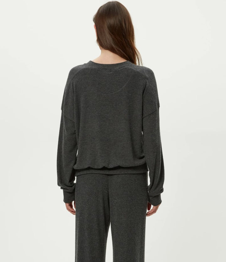 Marty Crew Neck Pullover - Charcoal