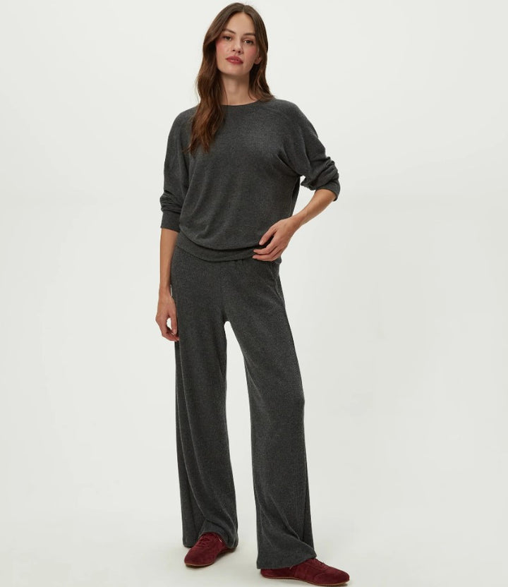 Marty Crew Neck Pullover - Charcoal