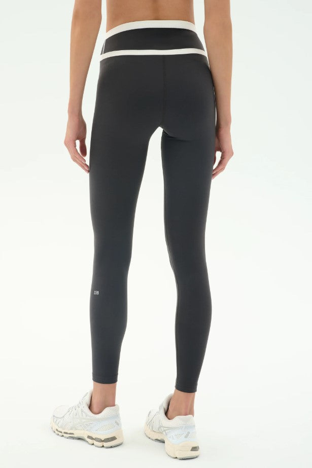 Mason 28" Rigor High Waist Legging - Graphite/White