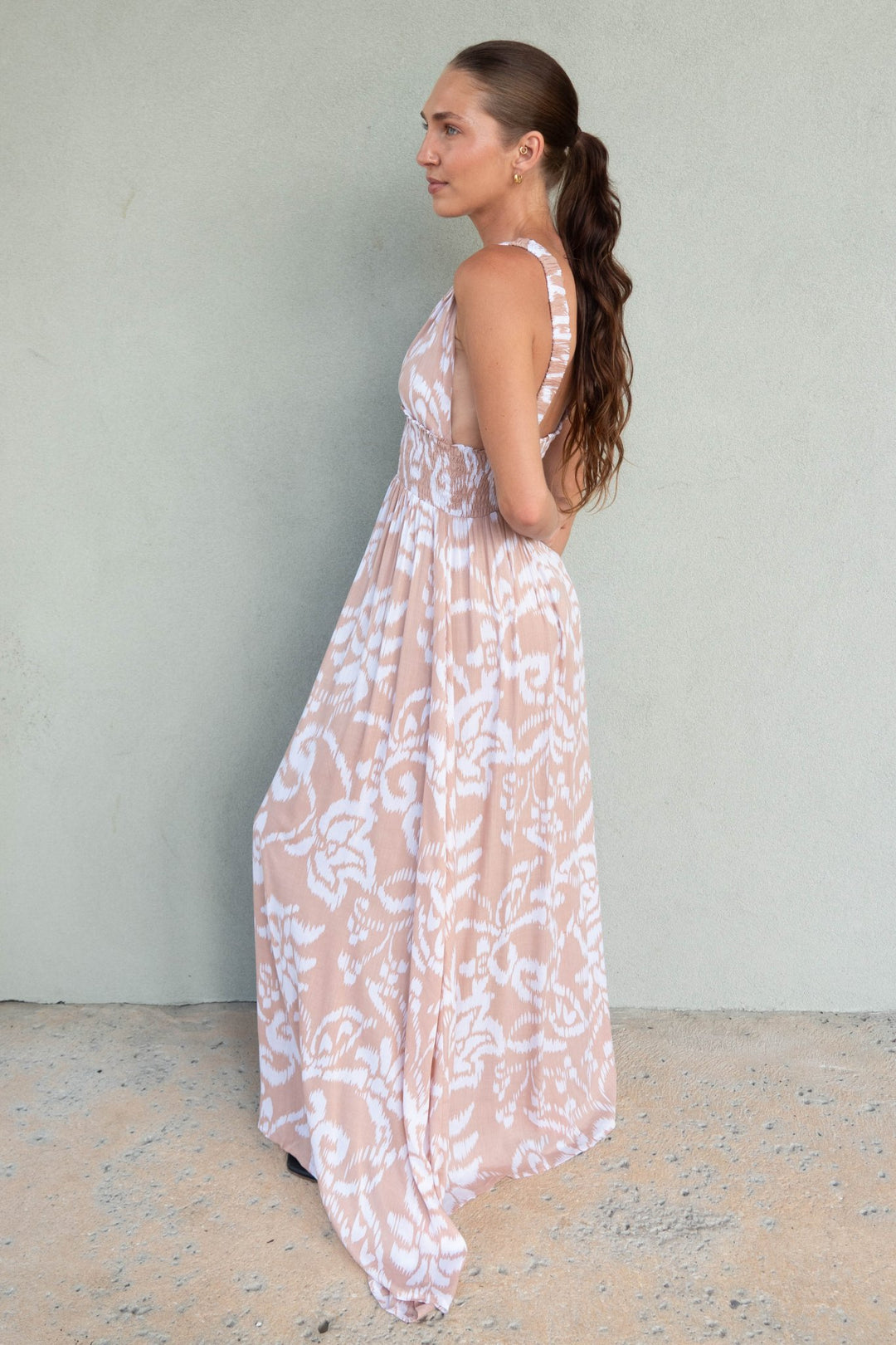 Mauritius Maxi Dress - Nomadic Sand - Jaffi&