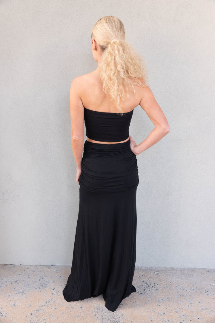 Maxi Dress or Skirt - Black - Jaffi's
