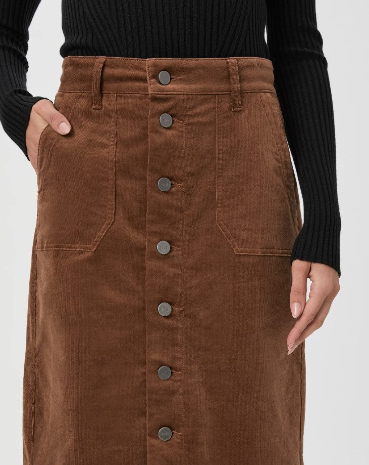 Meadow Midi Skirt - Maple Brown