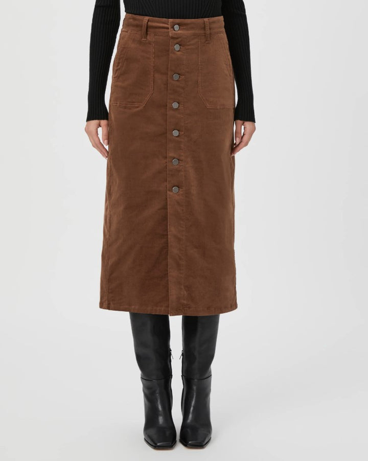 Meadow Midi Skirt - Maple Brown