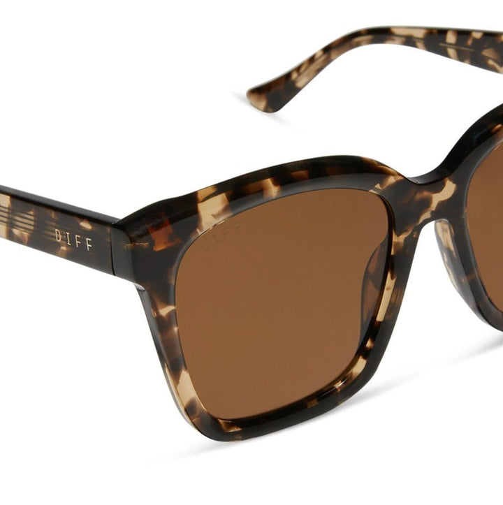 Meredith Sunglasses - Espresso Tort + Brown Polarized - Jaffi&
