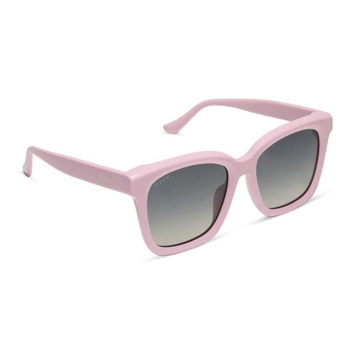 Meredith Sunglasses - Powder Pink + Grey Gradient Polarized - Jaffi's