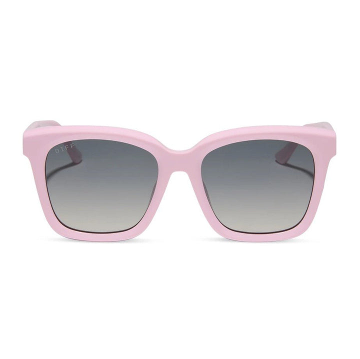 Meredith Sunglasses - Powder Pink + Grey Gradient Polarized - Jaffi's
