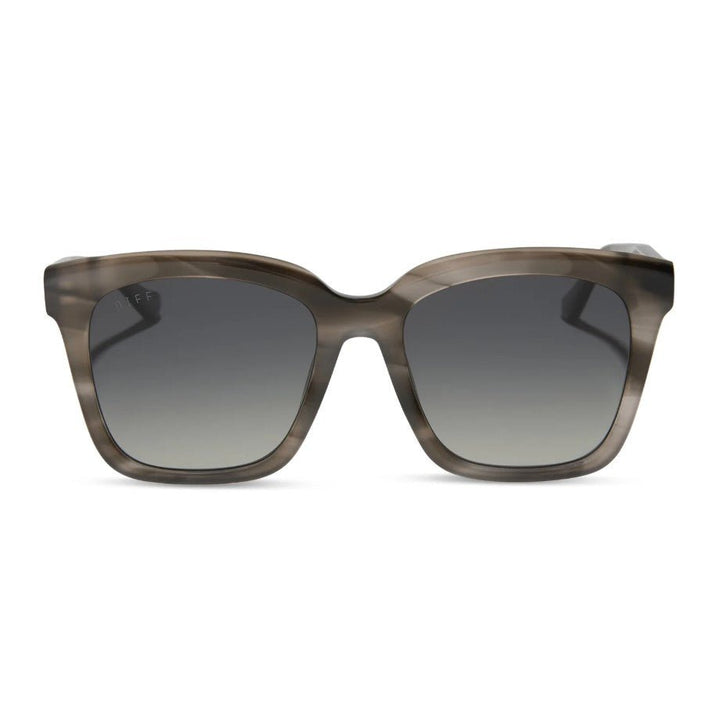 Meredith Sunglasses - Smoke Marble + Grey Gradient Polarized - Jaffi's