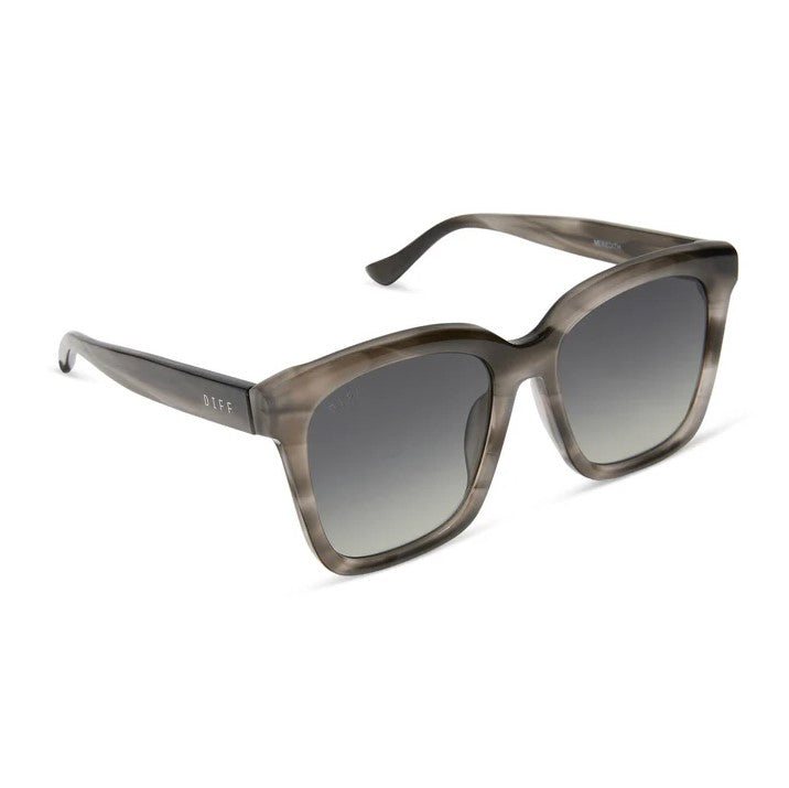 Meredith Sunglasses - Smoke Marble + Grey Gradient Polarized