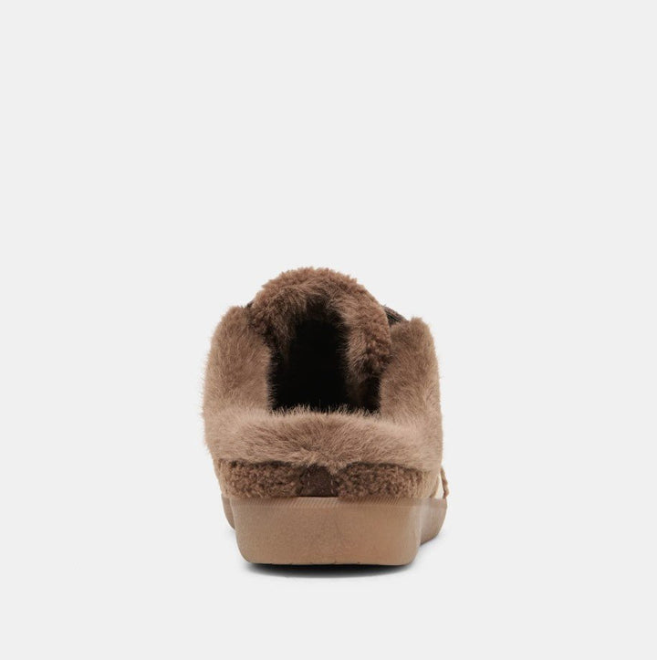 Merit Slide - Plush Dark Brown - Jaffi&