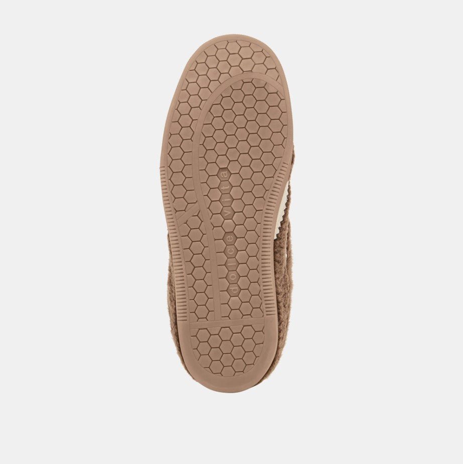 Merit Slide - Plush Dark Brown - Jaffi&