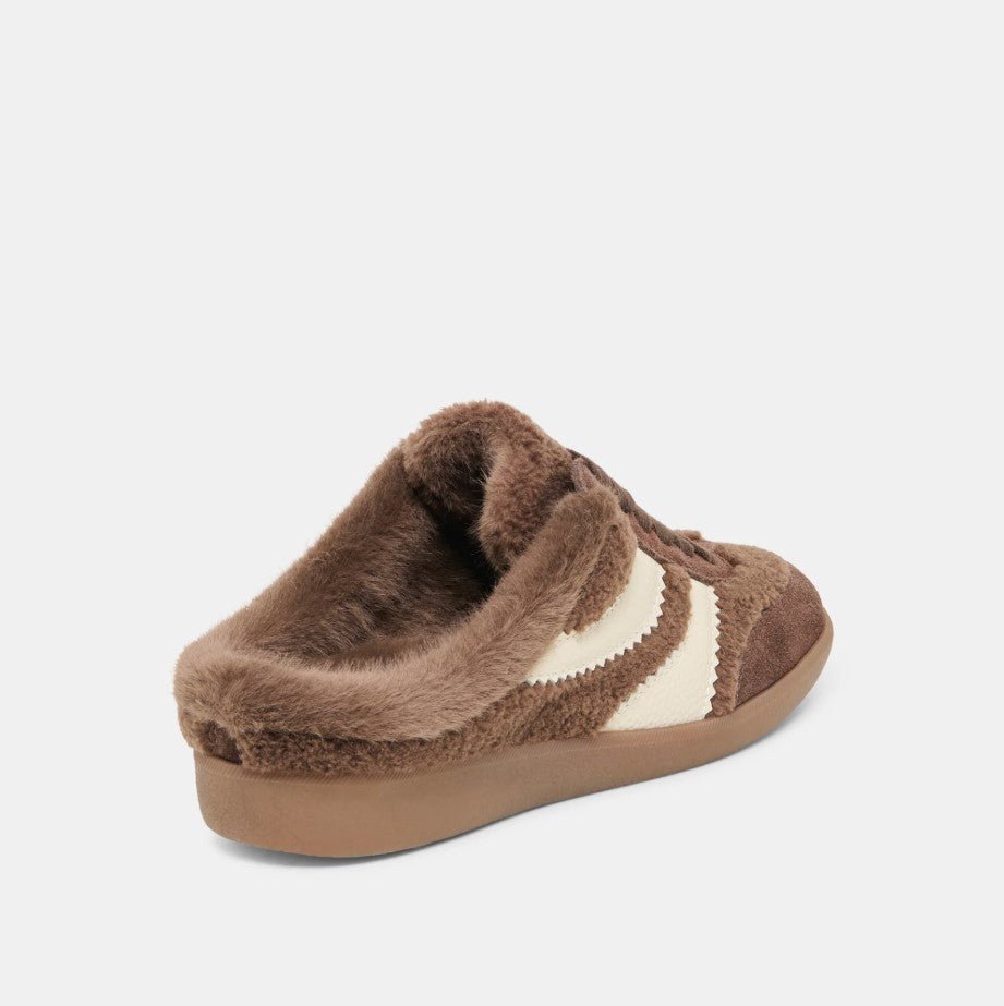 Merit Slide - Plush Dark Brown - Jaffi&