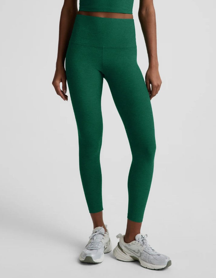 Spacedye High Waist Midi Legging - Legacy Pine Heather