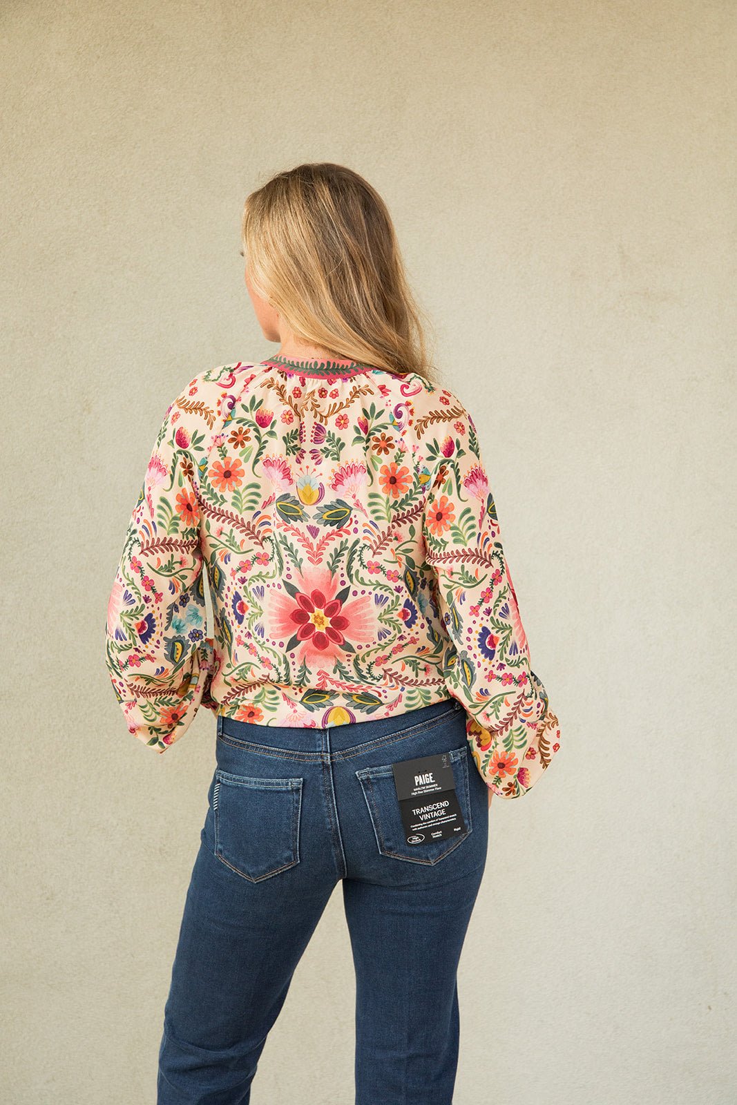 Mildred Button Down Blouse - Pink - Jaffi&