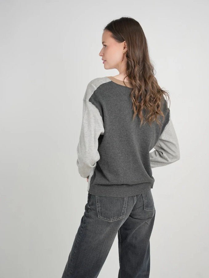 Mindset Knit Sweater - Heather Grey - Jaffi&