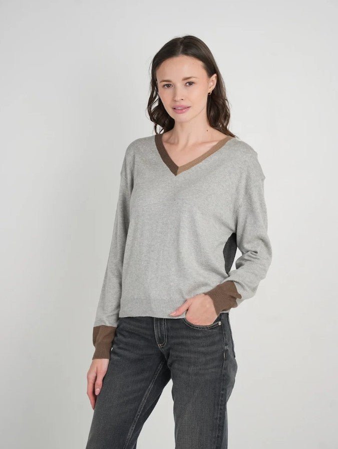 Mindset Knit Sweater - Heather Grey - Jaffi&