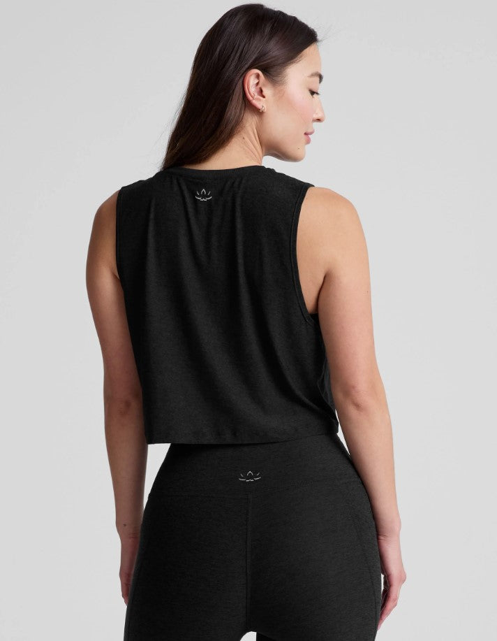 Darkest Night Featherweight Minimal Cropped Tank