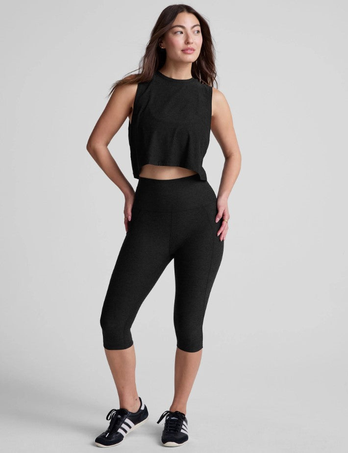 Darkest Night Featherweight Minimal Cropped Tank