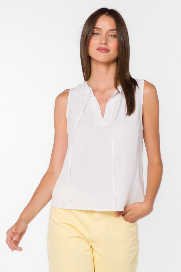 Mireille Top - Optic White - Jaffi's