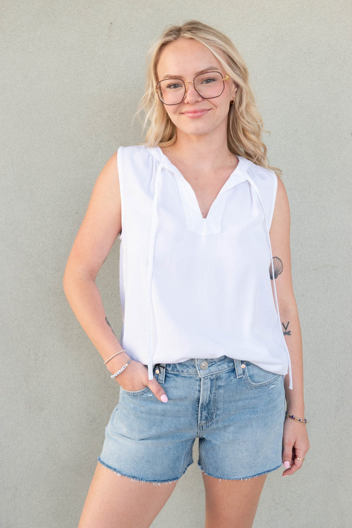 Mireille Top - Optic White - Jaffi's