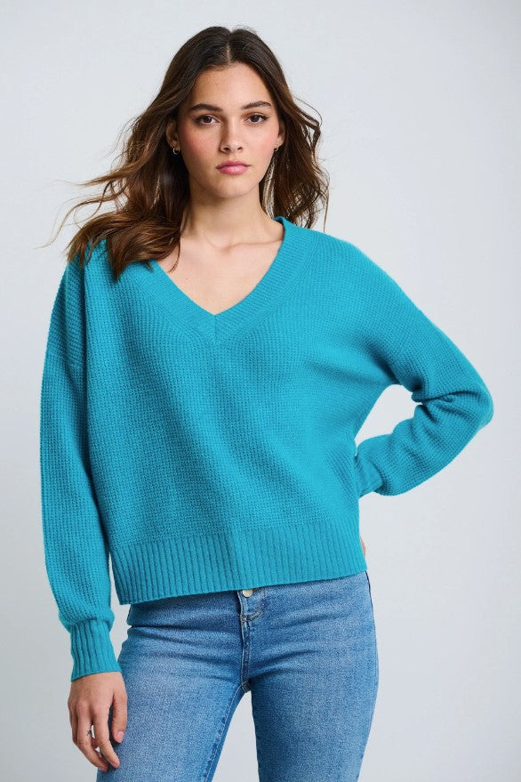 The Mixer Cashmere Sweater - Grotto