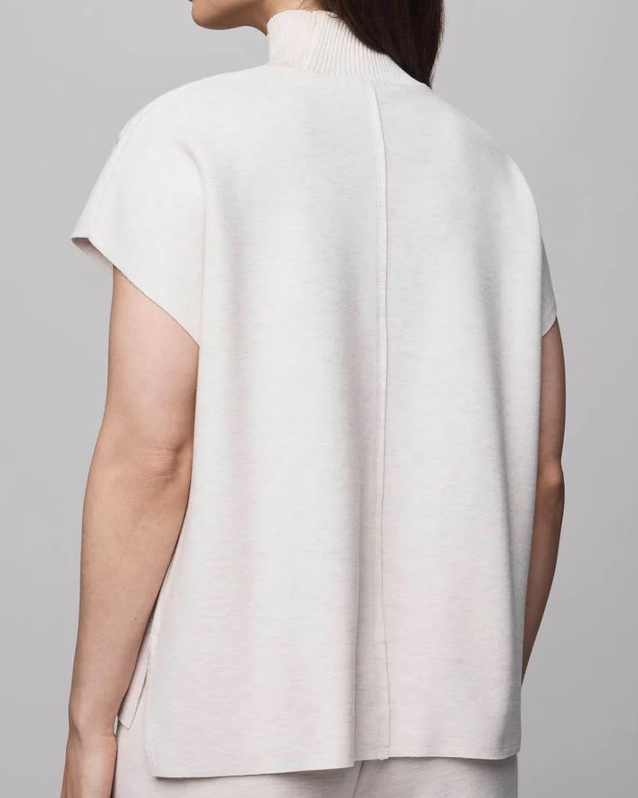 Winslow Mock Neck Pullover - Pale Oak Heather