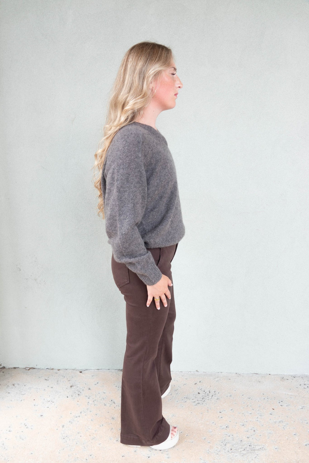 Molly Trouser - Dark Coffee Bean - Jaffi&