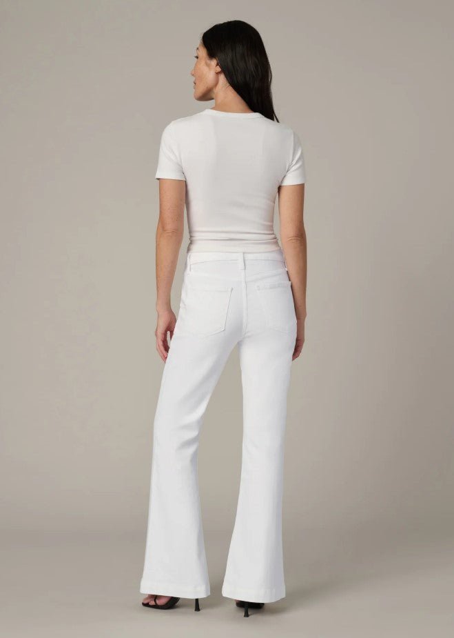 Molly Trouser Petite - White - Jaffi's
