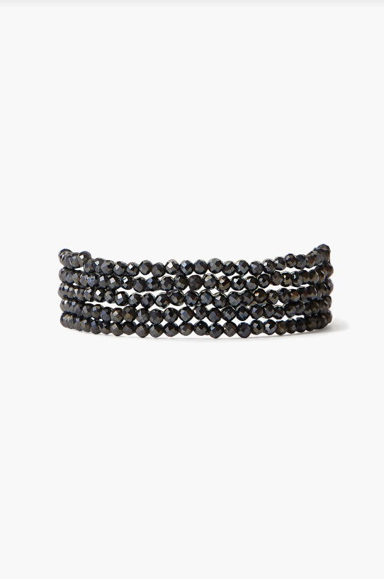 Mystic Black Naked Wrap Bracelet