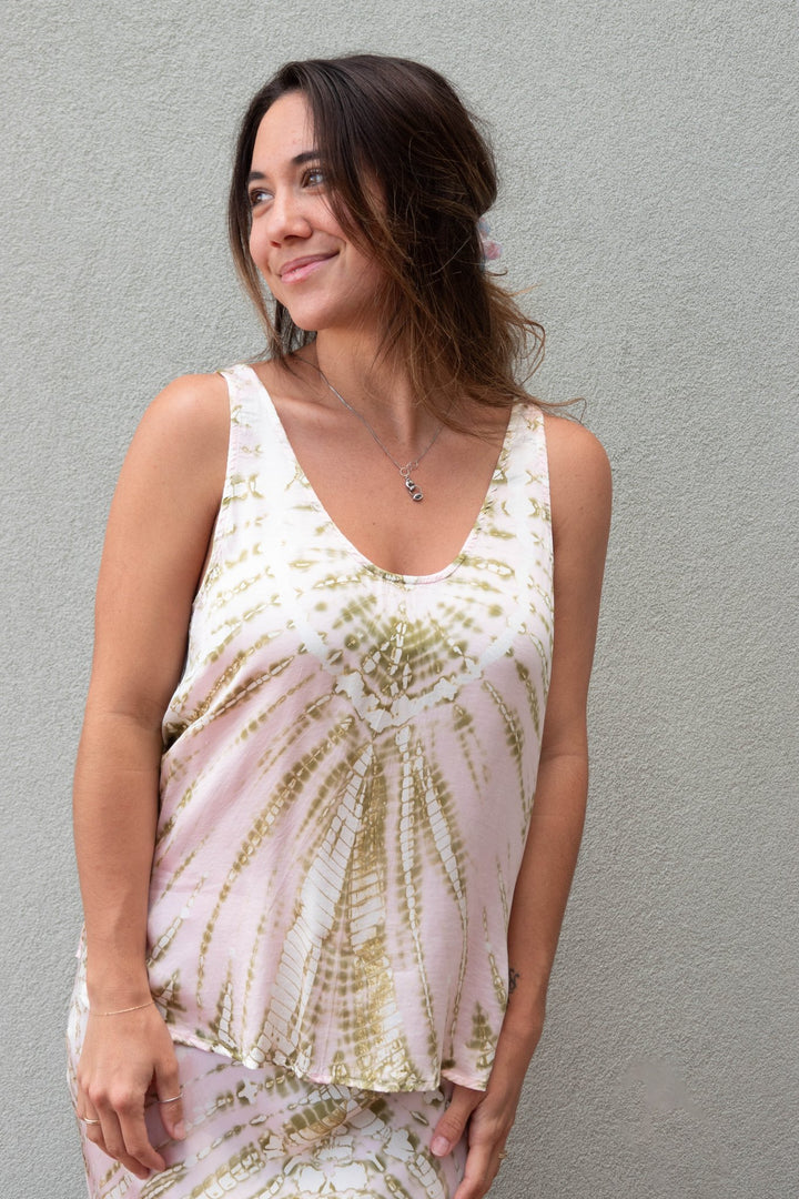 Nari Tank - Pink Nexus Wash - Jaffi's