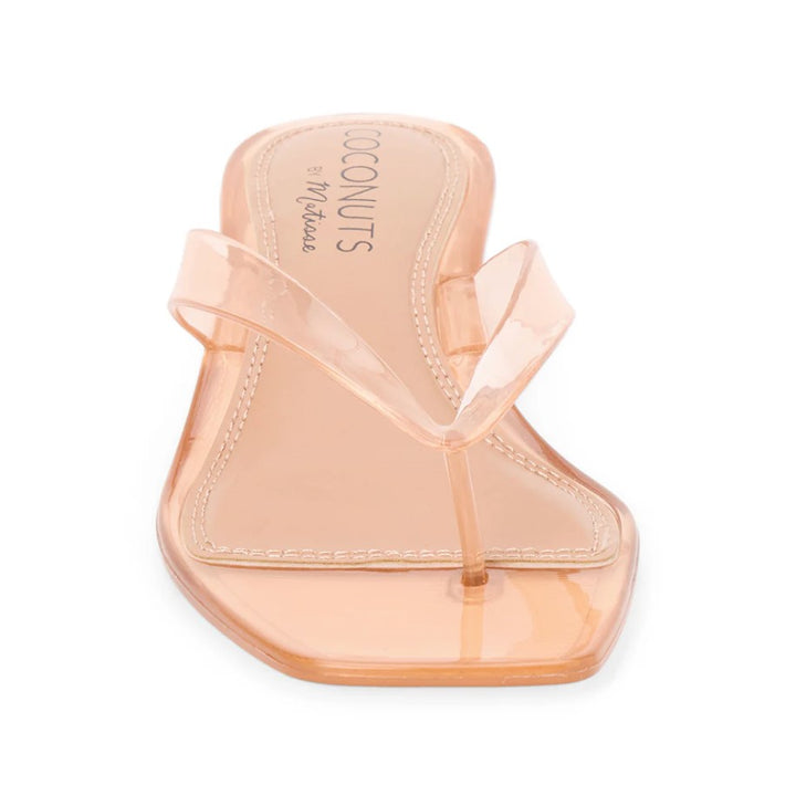 Margo Kitten Heel Flip Flop - Natural