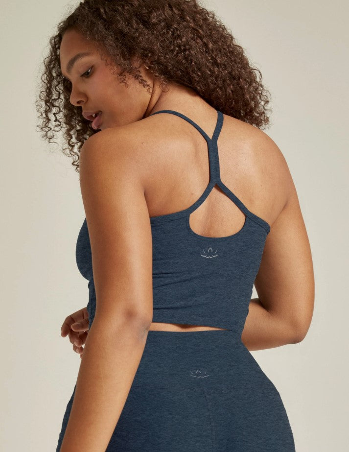 Spacedye Slim Racerback Cropped Tank - Nocturnal Navy