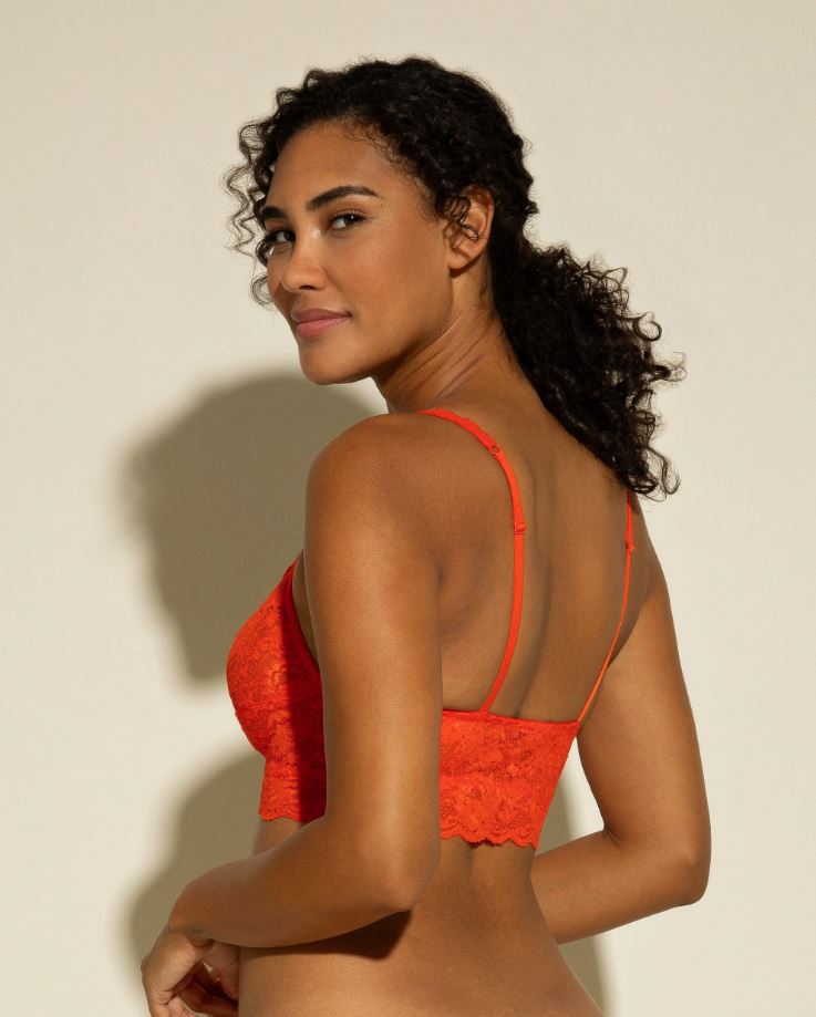 Never Say Never Sweetie Bralette - Sicilian Orange - Jaffi's