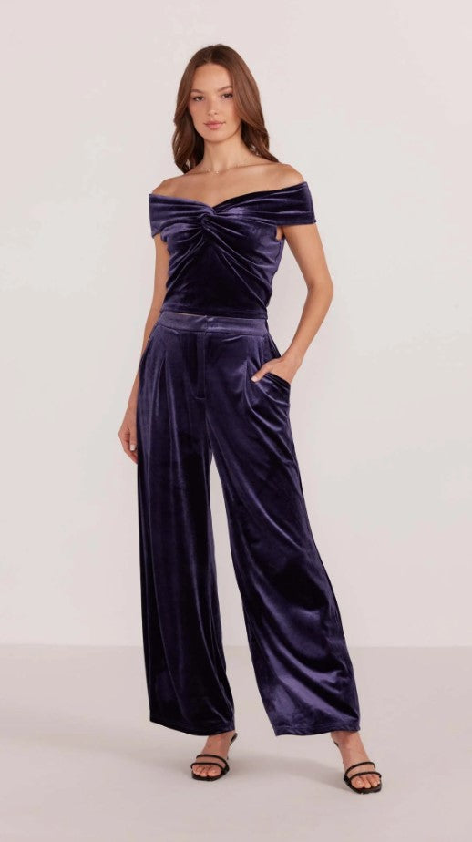 Nisha Velvet Tailored Pant