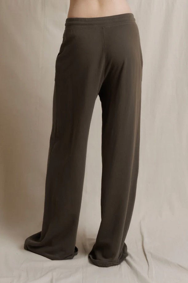 Noa French Terry Pocket Pant - Dark Olive - Jaffi&