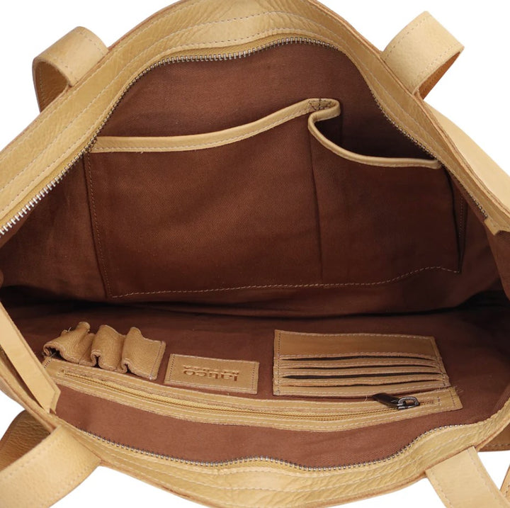 Noelle Tote/Shoulder Bag - Cognac