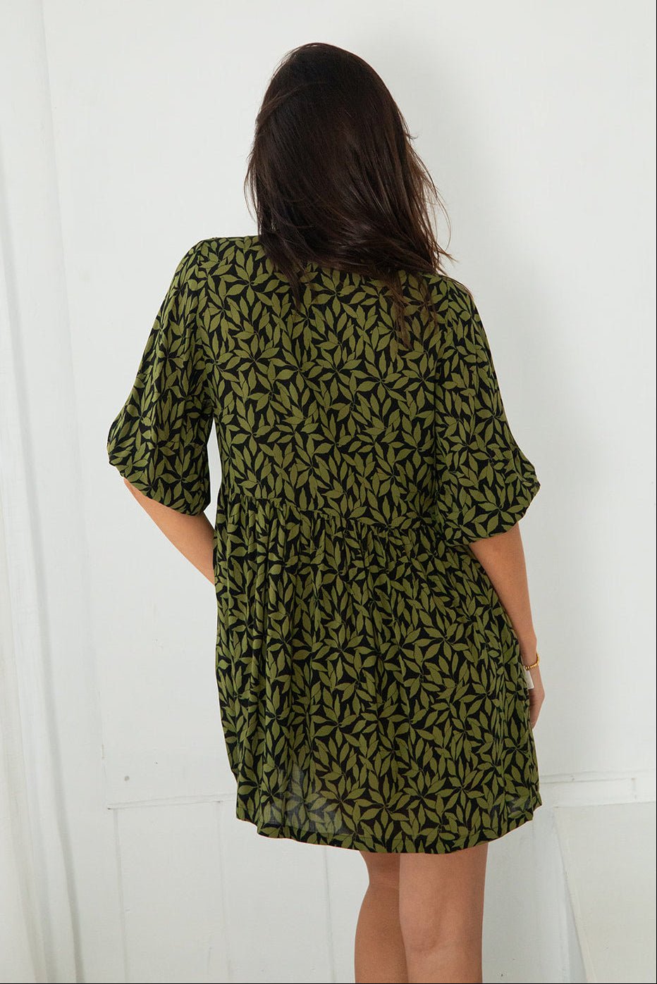 Nysa Dress - Petaline Black - Jaffi's