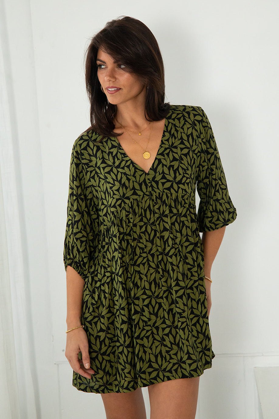 Nysa Dress - Petaline Black - Jaffi's