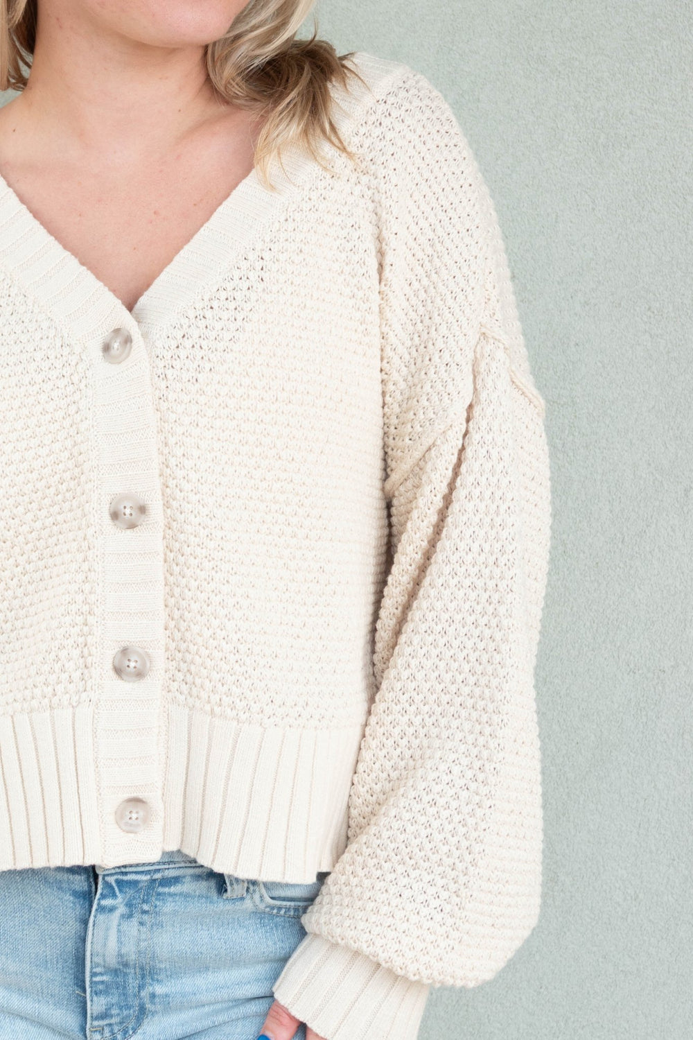 Nyssa Cardigan - Cream Combo - Jaffi's