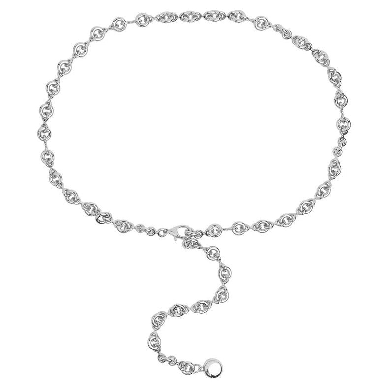 Odessa Chain Belt - Silver - Jaffi's