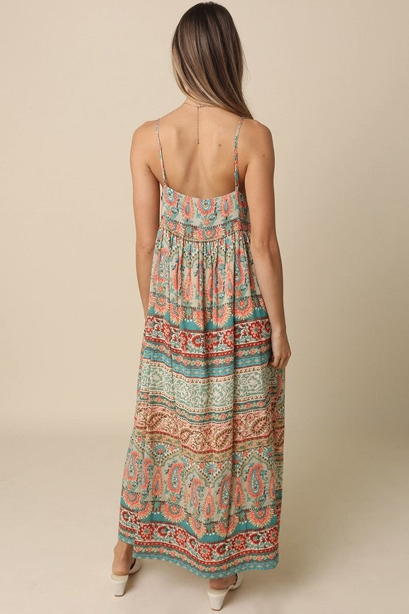 Print Maxi Dress - Multi