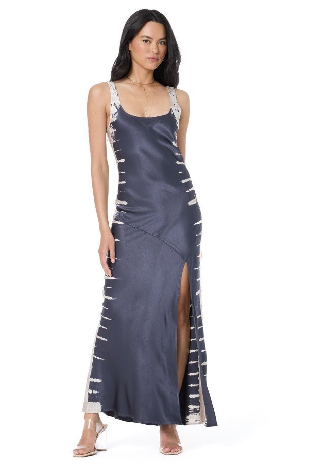 Onita Slip Dress - Steel Grey Tree Wash - Jaffi&