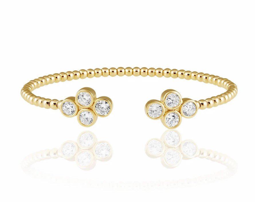 Oriana Flower Cuff - Jaffi's
